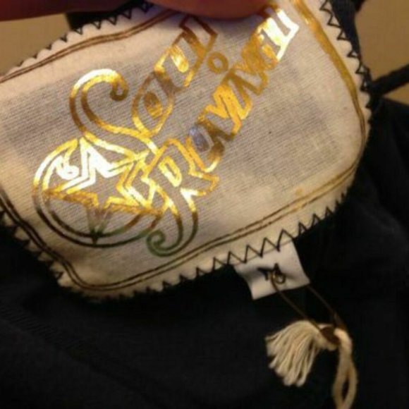 SOUL REVIVAL EMBROIDERED TUNIC BLUE, Size M - Picture 5 of 5